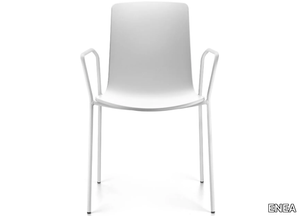 LOTTUS HIGH - Polypropylene chair with armrests _ ENEA