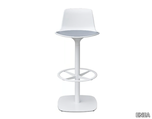 LOTTUS - High polypropylene stool with footrest _ ENEA