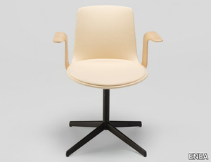 LOTTUS CONFIDENT - With 4-spoke base chair with armrests _ ENEA