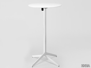 PILE - Round drop-leaf high table _ ENEA