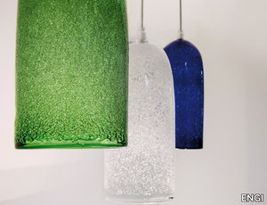 DIAMANTE - LED blown glass pendant lamp _ ENGI