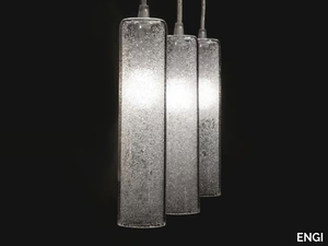 LUCENTE - LED blown glass pendant lamp _ ENGI