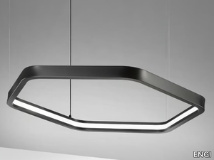 ESAGONO - LED extruded aluminium pendant lamp _ ENGI