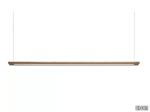 FLAT - LED walnut pendant lamp _ ENGI