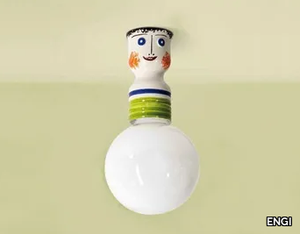 NOVE - LED handmade ceramic ceiling lamp _ ENGI