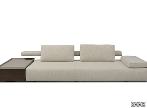 CODE - Fabric sofa with integrated magazine rack _ ENNE