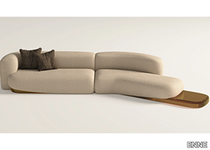 INN - Modular curved fabric sofa _ ENNE