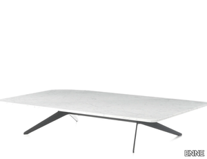 IMPERIOUS - Rectangular marble coffee table _ ENNE