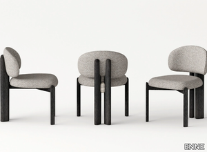 GIMMA - Upholstered fabric chair _ ENNE