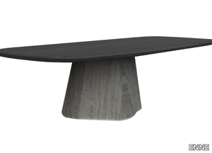 DOLMEN - Oval wooden table _ ENNE