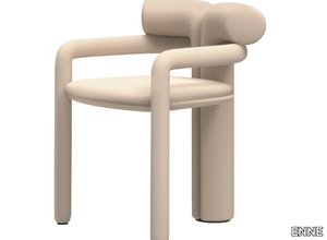 TAVALO - Fabric chair with armrests _ ENNE