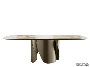 ONDA - Rectangular ceramic table _ EFORMA