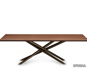 BALY - Rectangular wooden table _ EFORMA