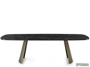 DORIAN - Rectangular marble table _ EFORMA