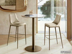 CILINDRO BISTROT - Round ceramic high table _ EFORMA