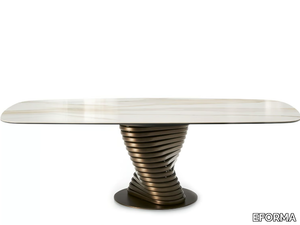 ROTOLO - Rectangular ceramic table _ EFORMA