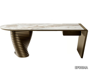 ROTOLO - Ceramic writing desk with drawers _ EFORMA