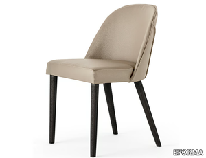 MANTA - Upholstered leather chair _ EFORMA