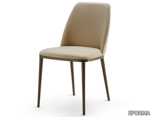 MAX - Upholstered leather chair _ EFORMA