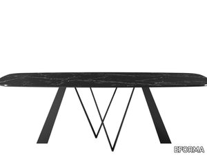 NOA - Rectangular marble table _ EFORMA