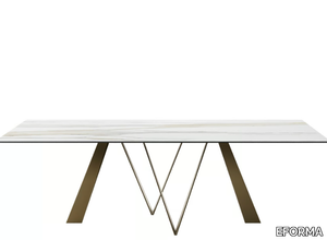 NOA - Rectangular ceramic table _ EFORMA