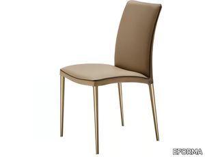 ASIA EDGE - Upholstered leather chair _ EFORMA