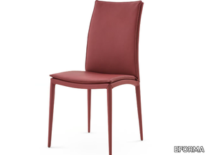 ASIA SOFT - Upholstered leather chair _ EFORMA