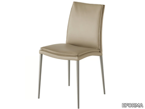 ASIA SOFT - Upholstered leather chair _ EFORMA