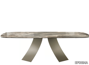 TWIST - Rectangular ceramic table _ EFORMA