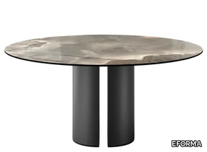 DORA - Round ceramic table _ EFORMA