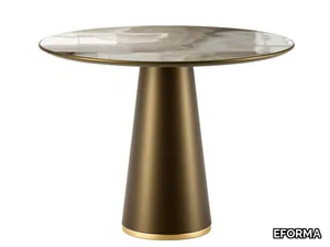 TED BISTRO - Round ceramic table _ EFORMA