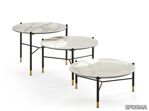 JACK - Round ceramic coffee table _ EFORMA