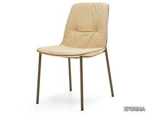 LISA - Upholstered leather chair _ EFORMA