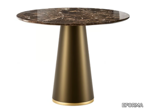 TED BISTRO - Round marble table _ EFORMA