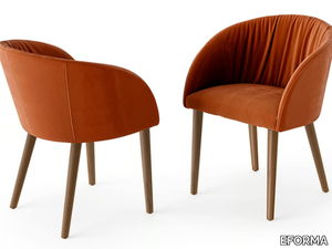 VULCANO - Upholstered fabric easy chair _ EFORMA