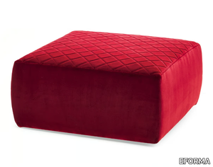 WILLY - Square leather pouf _ EFORMA