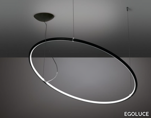 LANCIA TONDA - LED dimmable aluminium pendant lamp _ EGOLUCE