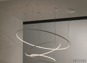 LANCIA TONDA SYSTEM - LED aluminium pendant lamp _ EGOLUCE