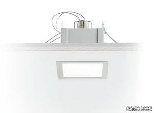 EASY QUADRO GU10 - Recessed LED square spotlight _ EGOLUCE