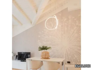 LANCIA TONDA SYSTEM - LED aluminium pendant lamp _ EGOLUCE