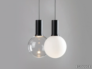 NEWTON SYSTEM - LED glass and aluminium pendant lamp _ EGOLUCE