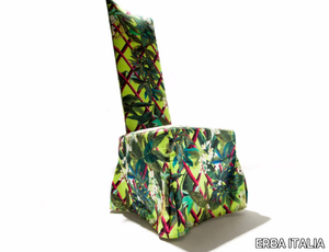 DOLLY - Upholstered chair with removable cover high-back _ ERBA ITALIA