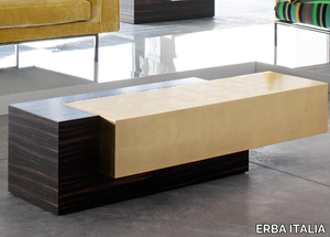 PROTAGONISTA - Low rectangular ebony coffee table _ ERBA ITALIA