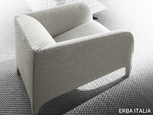 OPALE - Upholstered fabric armchair _ ERBA ITALIA