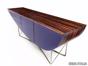 NESSUN DORMA - Rectangular wooden console table with drawers _ ERBA ITALIA