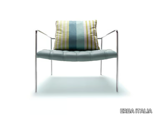ABBEY ROAD - Upholstered armchair with armrests _ ERBA ITALIA