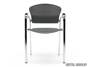 CAMEO - Reception chair with armrests _ ESTEL GROUP