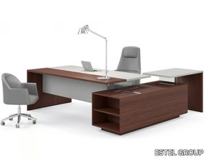 CAMPIELLO - Leather executive desk _ ESTEL GROUP