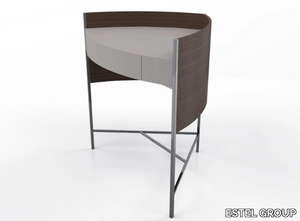 BLOOM - Eco-leather secretary desk PC with flap doors _ ESTEL GROUP