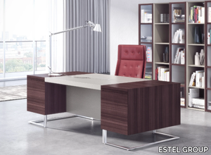 DECK - Leather executive desk _ ESTEL GROUP